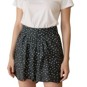 LOFT by Ann Taylor Skirt Sz 6 Mini Pleated Office Career Corporate Modern Work